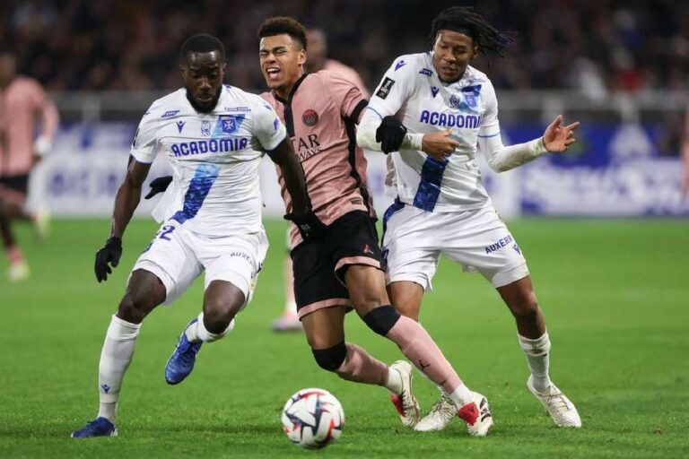 Auxerre Faces Off Against PSG in Intense Ligue 1 Clash